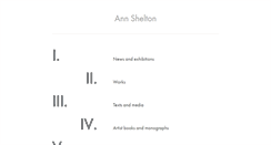 Desktop Screenshot of annshelton.com