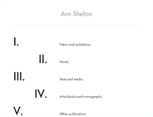 Tablet Screenshot of annshelton.com